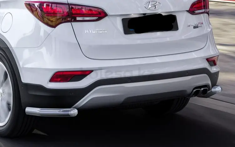Защита заднего бампера Hyundai Santa fe 2018үшін30 000 тг. в Шымкент