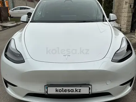 Tesla Model Y 2022 года за 19 100 000 тг. в Алматы – фото 3