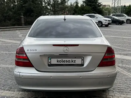Mercedes-Benz E 500 2003 года за 6 700 000 тг. в Алматы – фото 5