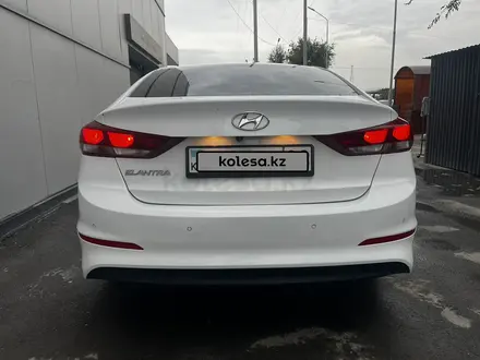 Hyundai Elantra 2018 года за 8 100 000 тг. в Тараз – фото 6