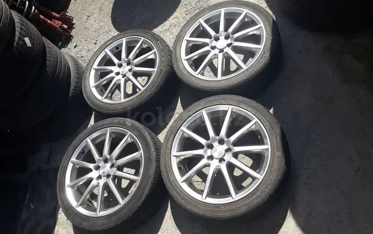 Диски r18, 5x100, Subaru, комплект, 7jj, ET 55, из Японииүшін200 000 тг. в Алматы