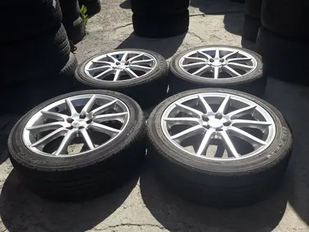 Диски r18, 5x100, Subaru, комплект, 7jj, ET 55, из Японии за 200 000 тг. в Алматы – фото 2