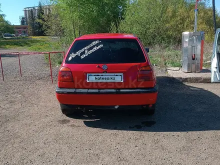 Volkswagen Golf 1995 года за 1 300 000 тг. в Щучинск – фото 3