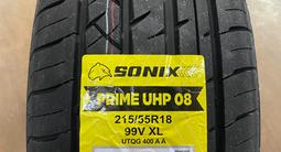 215/55r18 Sonix Prime UHP 08 за 31 000 тг. в Астана – фото 4