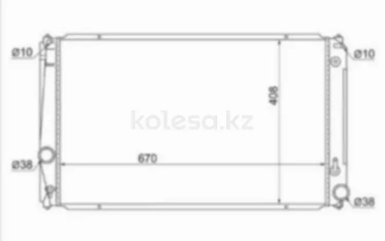 Радиатор двигателя за 23 550 тг. в Алматы