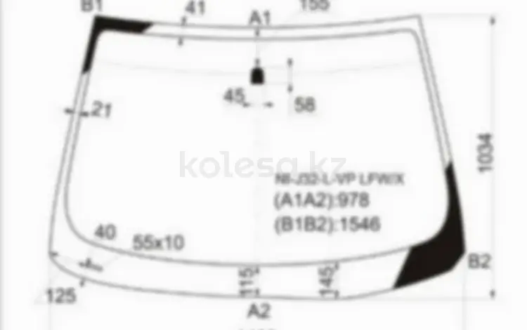 Стекло лобовое NISSAN TEANA 08-14үшін26 150 тг. в Астана