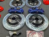 Комплект тормозных дисков и суппортов как BMW M, Brembo за 10 000 тг. в Алматы – фото 3