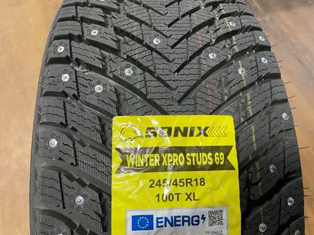 245/45r18 Sonix Winter Xpro Studs 69 за 48 000 тг. в Астана – фото 6