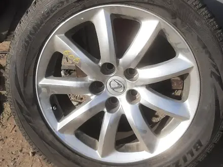 Диски с шинами Bridgestone, оригинал, из Японии, сняты с Lexus LS460 за 150 000 тг. в Алматы – фото 2