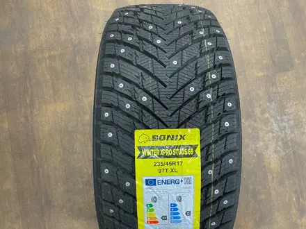 235/45r17 Sonix Winter Xpro Studs 69 за 45 000 тг. в Астана – фото 2