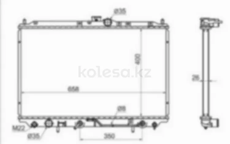 Радиатор за 27 700 тг. в Шымкент