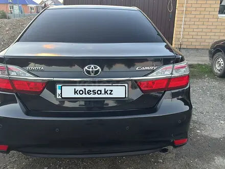 Toyota Camry 2015 года за 11 400 000 тг. в Усть-Каменогорск – фото 5