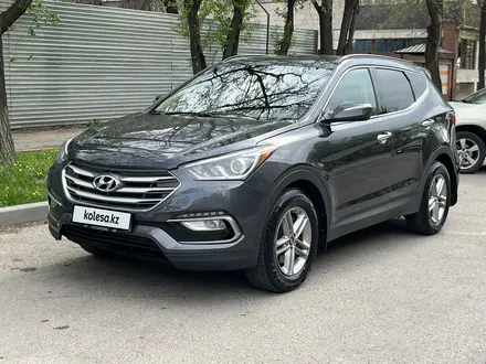 Hyundai Santa Fe 2017 года за 9 700 000 тг. в Алматы – фото 2