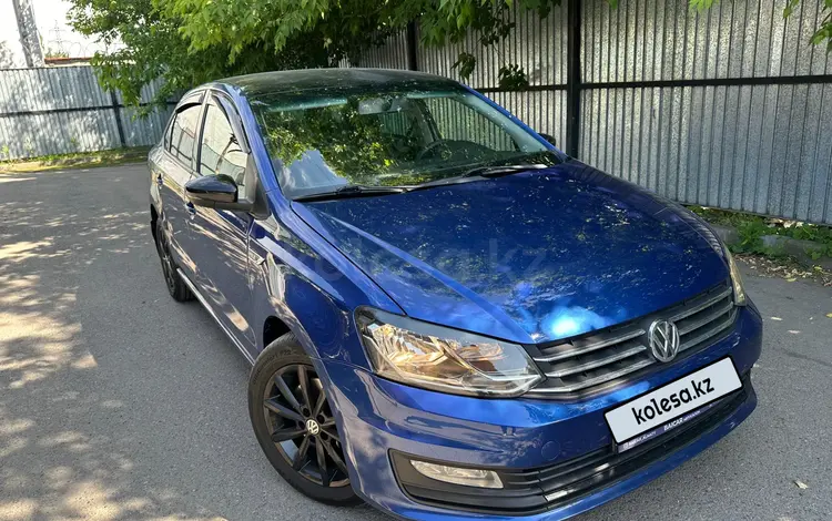 Volkswagen Polo 2018 года за 5 900 000 тг. в Алматы