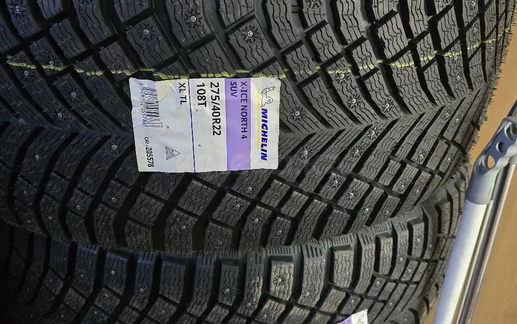 Шины Michelin 275/40r22 шип за 1 200 000 тг. в Астана