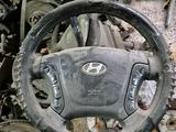 Руль с аирбагом на санта фе 2 поколение. Мультируль. за 90 000 тг. в Шымкент