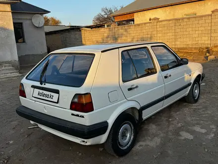 Volkswagen Golf 1991 года за 1 500 000 тг. в Шардара – фото 6