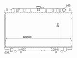 Радиатор Двигателя за 19 200 тг. в Павлодар