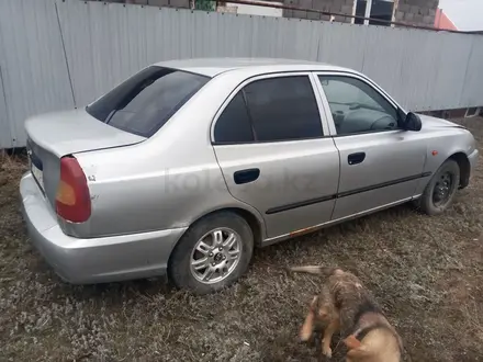 Hyundai Accent 2003 года за 650 000 тг. в Уральск – фото 8