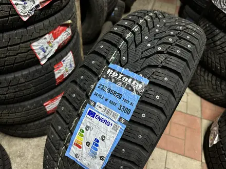 235/55R20 ROTALLA шипы, мягкие, тихие, отличное сцепление на льду и снегу. за 54 000 тг. в Астана – фото 2