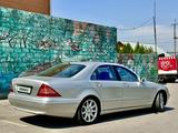 Mercedes-Benz S 350 2002 годаүшін5 500 000 тг. в Алматы – фото 4