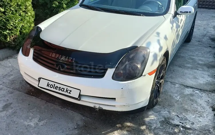 Infiniti G35 2002 годаүшін2 700 000 тг. в Алматы