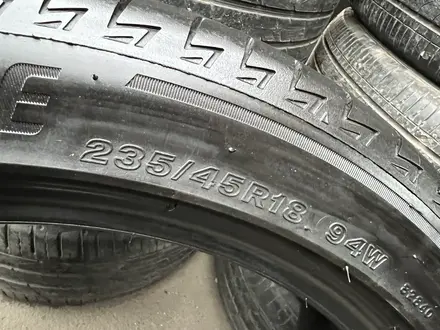 235/45/18 лето 4шт. BRIDGESTONE TURANZA за 180 000 тг. в Алматы – фото 8