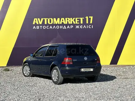 Volkswagen Golf 2001 года за 2 850 000 тг. в Шымкент – фото 4