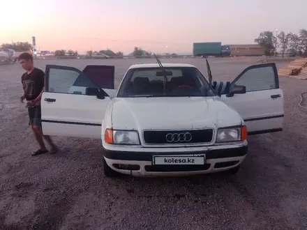 Audi 80 1993 года за 1 100 000 тг. в Туркестан – фото 4