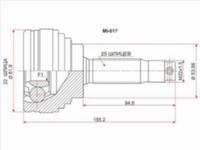 Шрус, граната наружняя за 9 050 тг. в Алматы