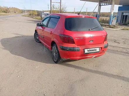 Peugeot 307 2002 года за 650 000 тг. в Щучинск – фото 10