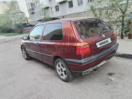 Volkswagen Golf 1991 года за 550 000 тг. в Астана – фото 5