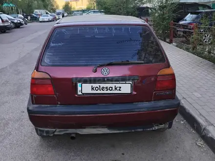 Volkswagen Golf 1991 года за 550 000 тг. в Астана – фото 6