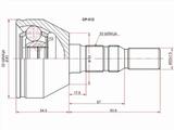 Граната, Шрус передний наружний за 9 900 тг. в Караганда