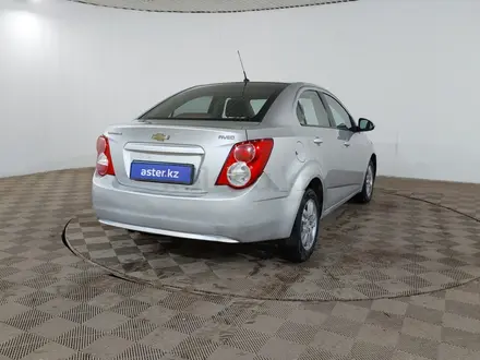 Chevrolet Aveo 2015 года за 2 480 000 тг. в Шымкент – фото 5