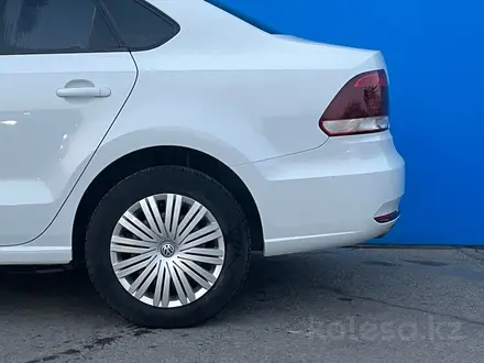 Volkswagen Polo 2020 года за 6 790 000 тг. в Алматы – фото 7