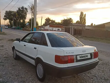 Audi 80 1991 года за 1 300 000 тг. в Тараз – фото 2