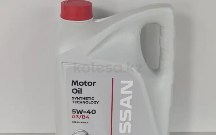 Масло моторное Nissan Motor Oil 5W-40 5л.5W40 за 23 800 тг. в Астана