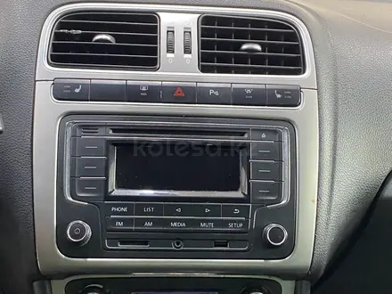 Volkswagen Polo 2015 года за 3 386 425 тг. в Астана – фото 12