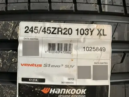 Hankook Ventus S1 Evo 3 K127 245/45 R20 за 85 000 тг. в Алматы
