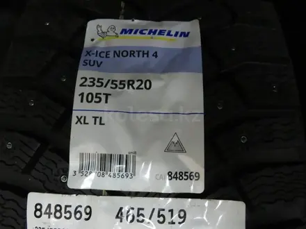 Michelin X-ICE North 4 SUV 235/55 R20 110Т XL ЗАМЕНА 245/50 R20 255/50 R20 за 300 000 тг. в Актобе – фото 2