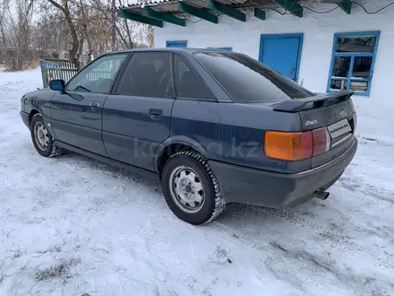 Audi 80 1990 года за 1 500 000 тг. в Федоровка (Федоровский р-н) – фото 3