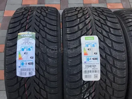 275-45-21 перед и зад 315-40-21 Nokian Hakkapeliitta r3 SUV за 237 500 тг. в Алматы