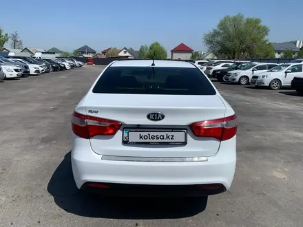 Kia Rio 2014 года за 3 349 000 тг. в Алматы – фото 6