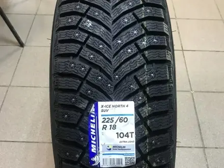 Зимние шипованные шины Michelin X-Ice North 4 225/60 R18 за 125 000 тг. в Актау