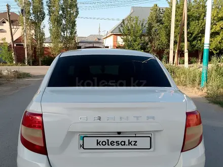 ВАЗ (Lada) Granta 2190 2013 года за 3 000 000 тг. в Кызылорда – фото 4