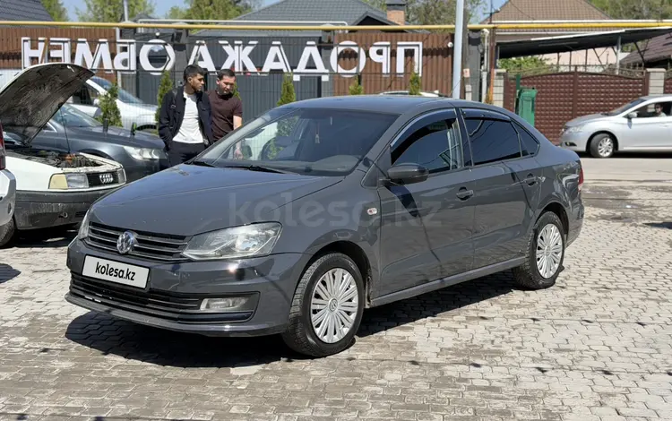 Volkswagen Polo 2018 года за 6 000 000 тг. в Алматы