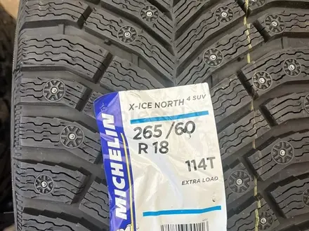 Зимние шипованные шины Michelin Latitude X-Ice North 2 + 265/60 R18 114T за 188 000 тг. в Астана