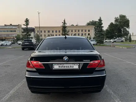 BMW 750 2006 года за 6 500 000 тг. в Алматы – фото 4