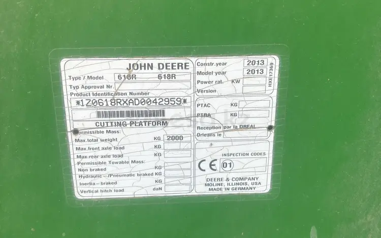 John Deere 2013 годаfor7 000 000 тг. в Уральск